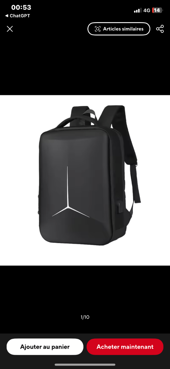 sac À DOS TRÈS TRÈS SOLIDE