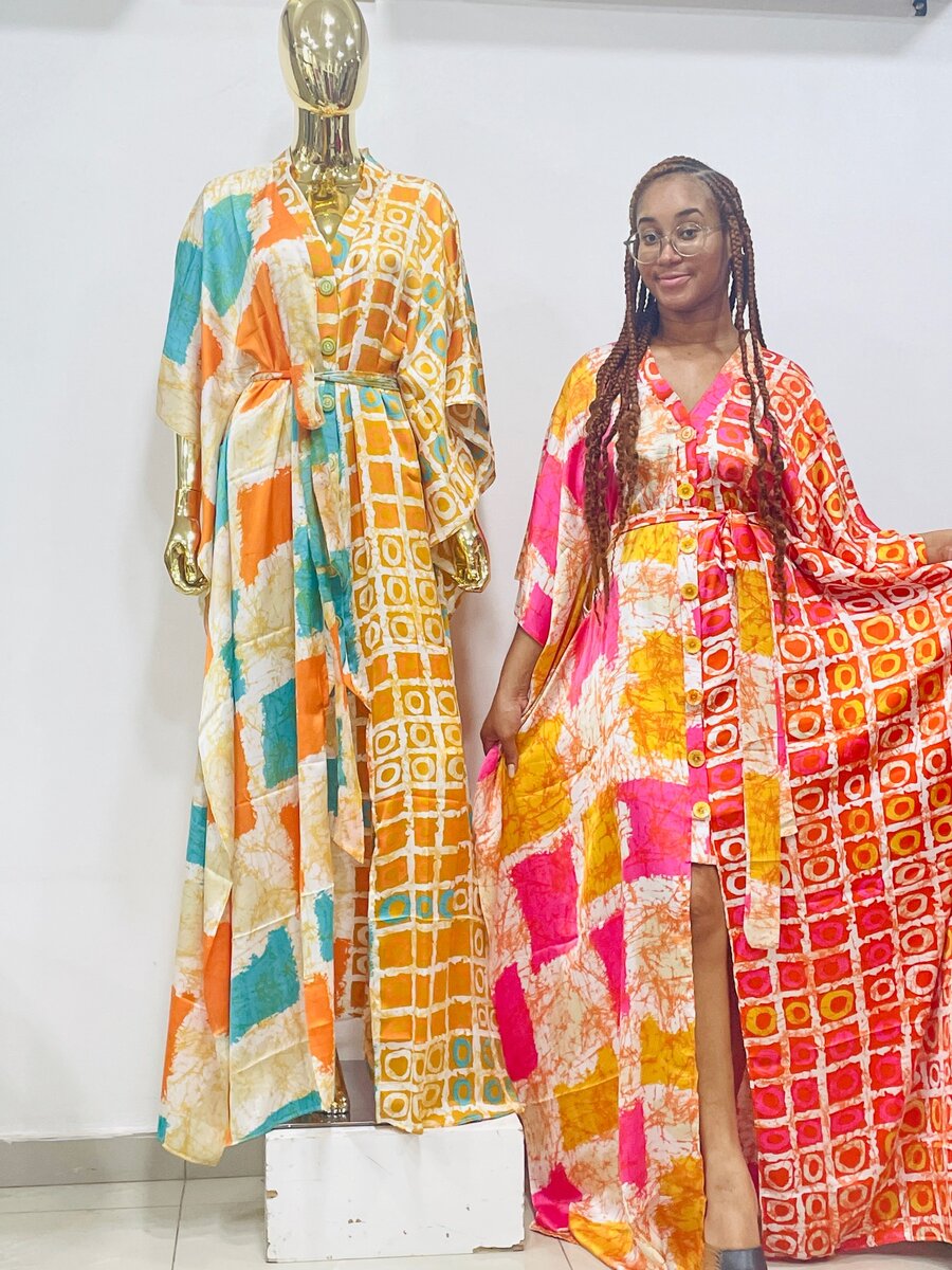 Robes longues en soie 