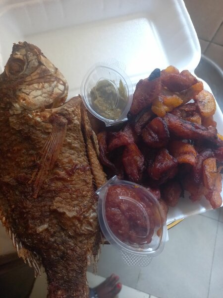 Alloco poisson frit