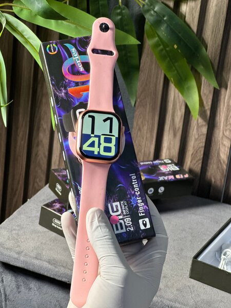 Montre Connectée Rose Écran HD