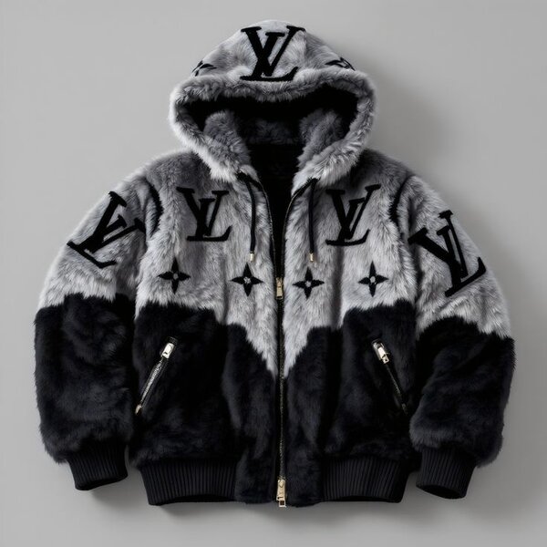 Veste en fourrure LV