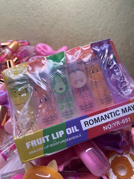 Ensemble d'Huiles à Lèvres Fruitées