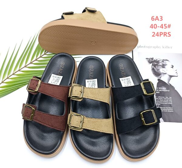 Sandales en cuir confortables