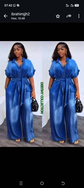 Ensemble élégant bleu pour femmes