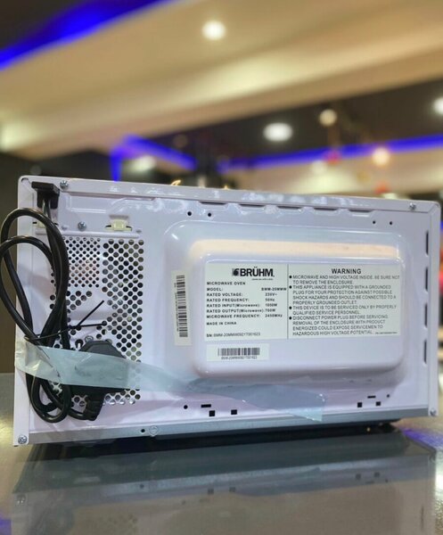 Bruhm microwave available