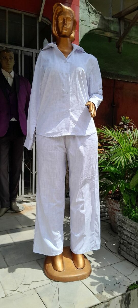 Chemise pantalon, culotte lin