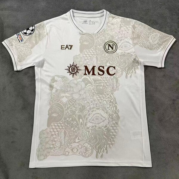 Maillot de football blanc EA7