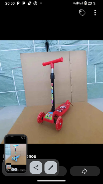 Trottinette Rouge Enfant