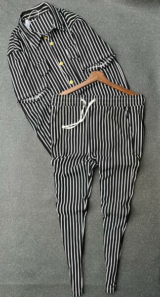 Pyjama rayé confortable