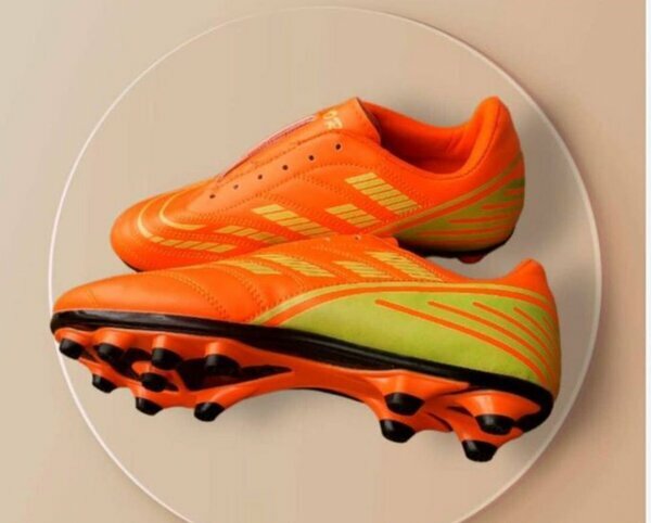 Chaussures de foot homme orange
