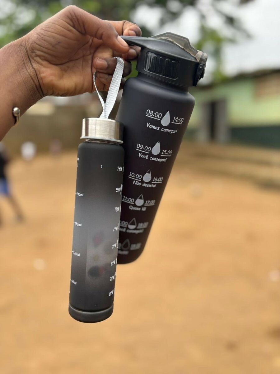 Bouteilles Octogonales Motif Dégradé