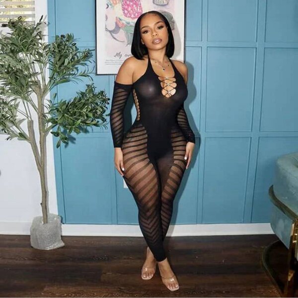 Combinaison résille élégante