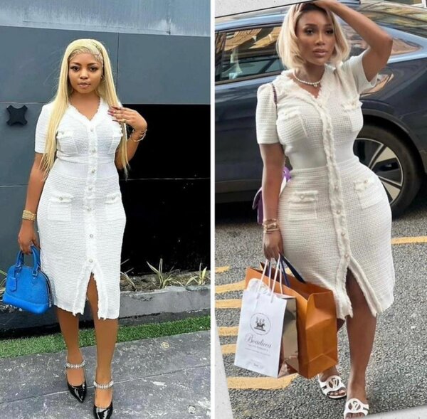 Jolie robe en dentelle pour femme