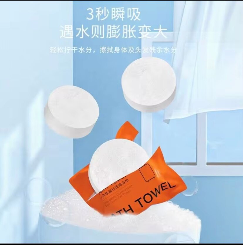 Serviette Compressée Magique