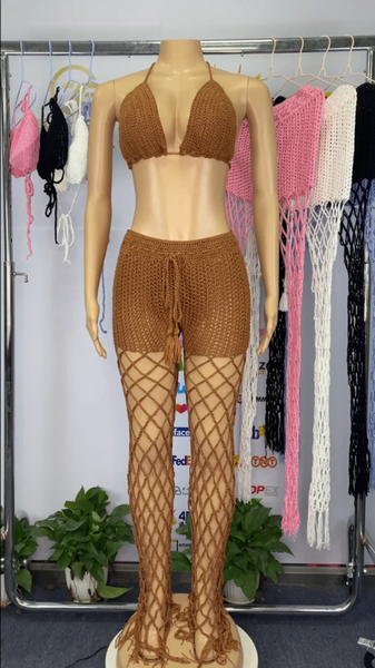 Ensemble de plage crochet