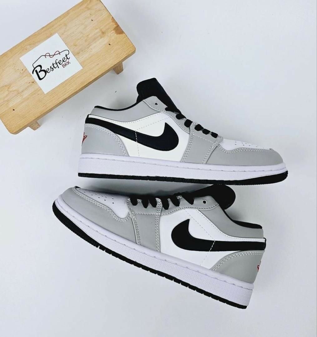 JORDAN 1 LOW LIGHT GRIS FUMÉ