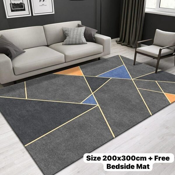 3D Center Peice Rugs ( + free Doormat )
