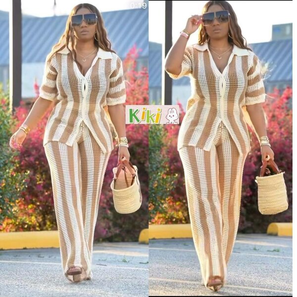 Ensemble pantalon en laine