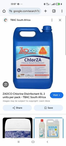 Chlorine & Bleach 25L and above