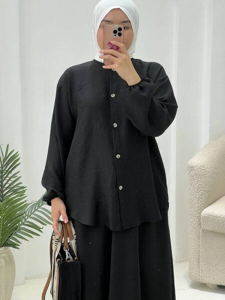 Двойка на пуговице Ткань лён