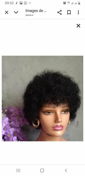 Perruque Afro Curly Chic