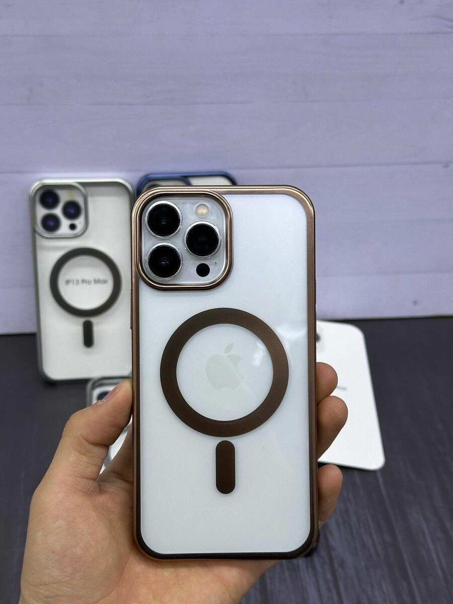 Пластиковые прозрачные  MagSafe  Пластик не желтеет