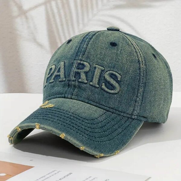 Casquette en jean "Paris"