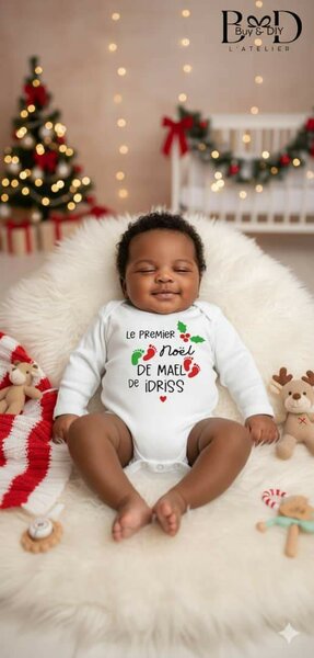 Body Noël Bébé Personnalisé