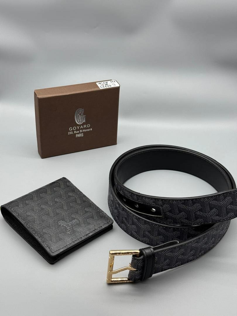 Goyard pocket Wallet with belt