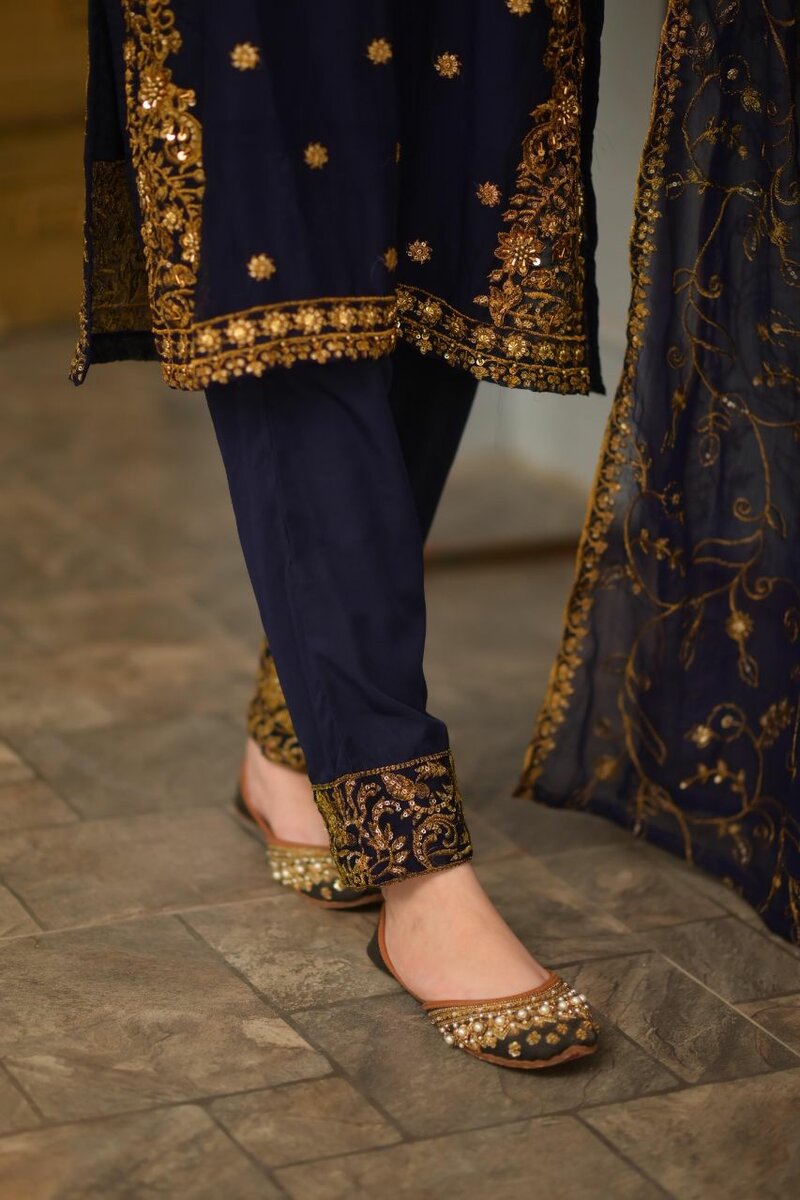 Premium chiffon fabric 3 pc Dc free