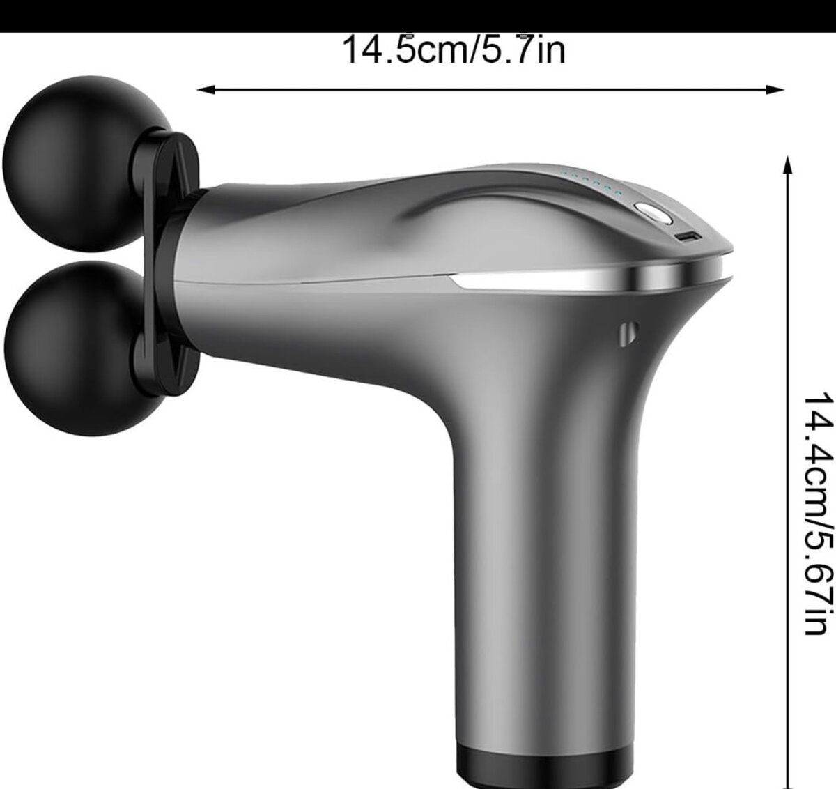 Appareil de massage musculaire à percussion électrique à dou