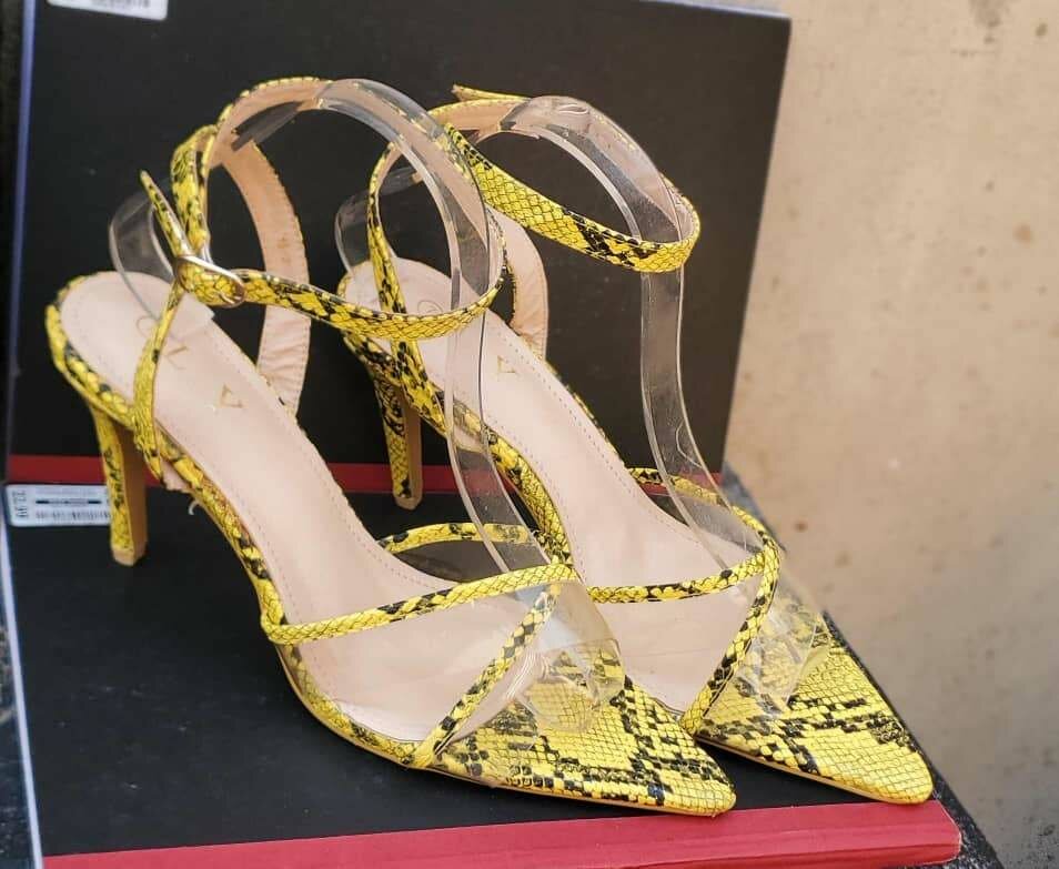 Yellow heels