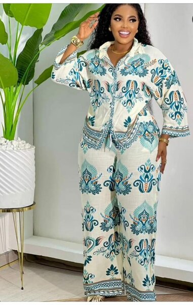 Ensemble confortable imprimé floral