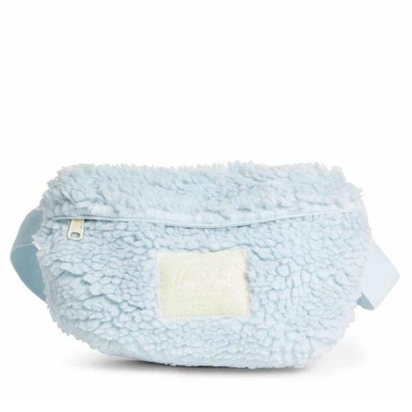 Sac banane peluche bleu