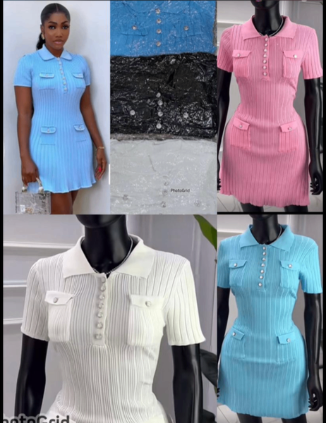 Robe Polo Chic en Tricot