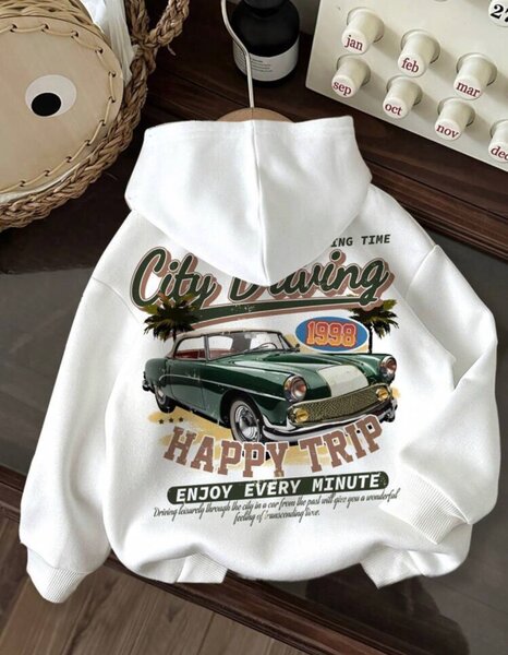 sweat-shirt à capuche ample