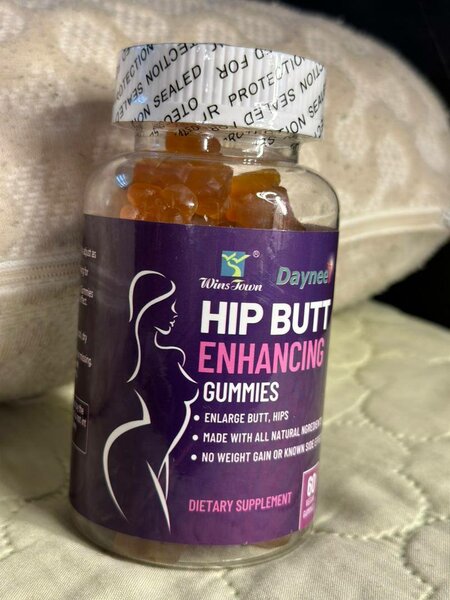 Hip butt enhancement gummies