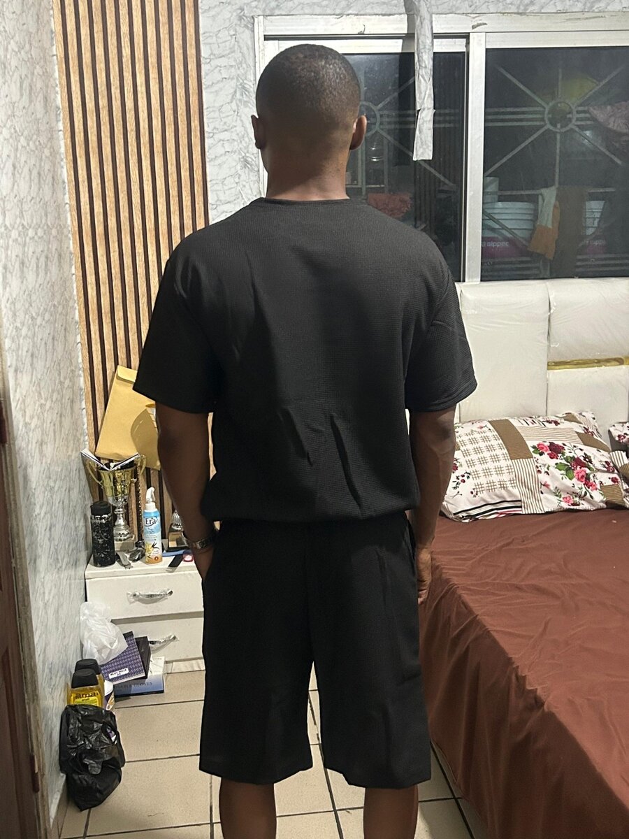 Tenue décontractée noire MERCI