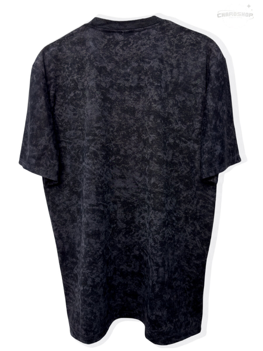 T-shirt noir délavé homme