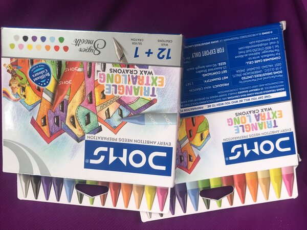 Doms Crayons Triangle 12+1