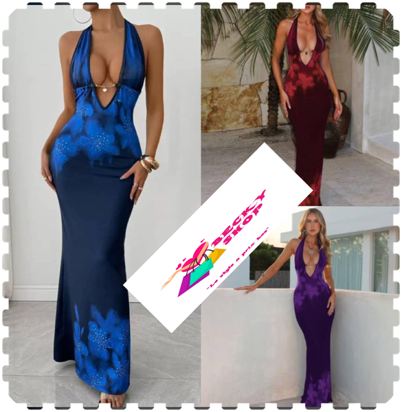 Robe Longue Évasée Élégante