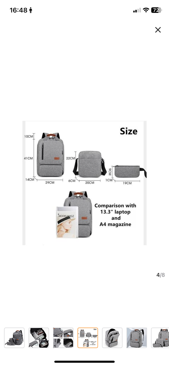 Set de sacs multifonctions 3 pièces