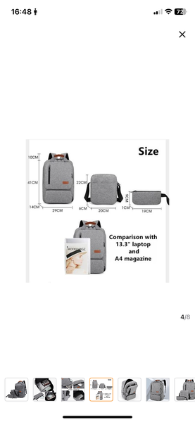 Set de sacs multifonctions 3 pièces