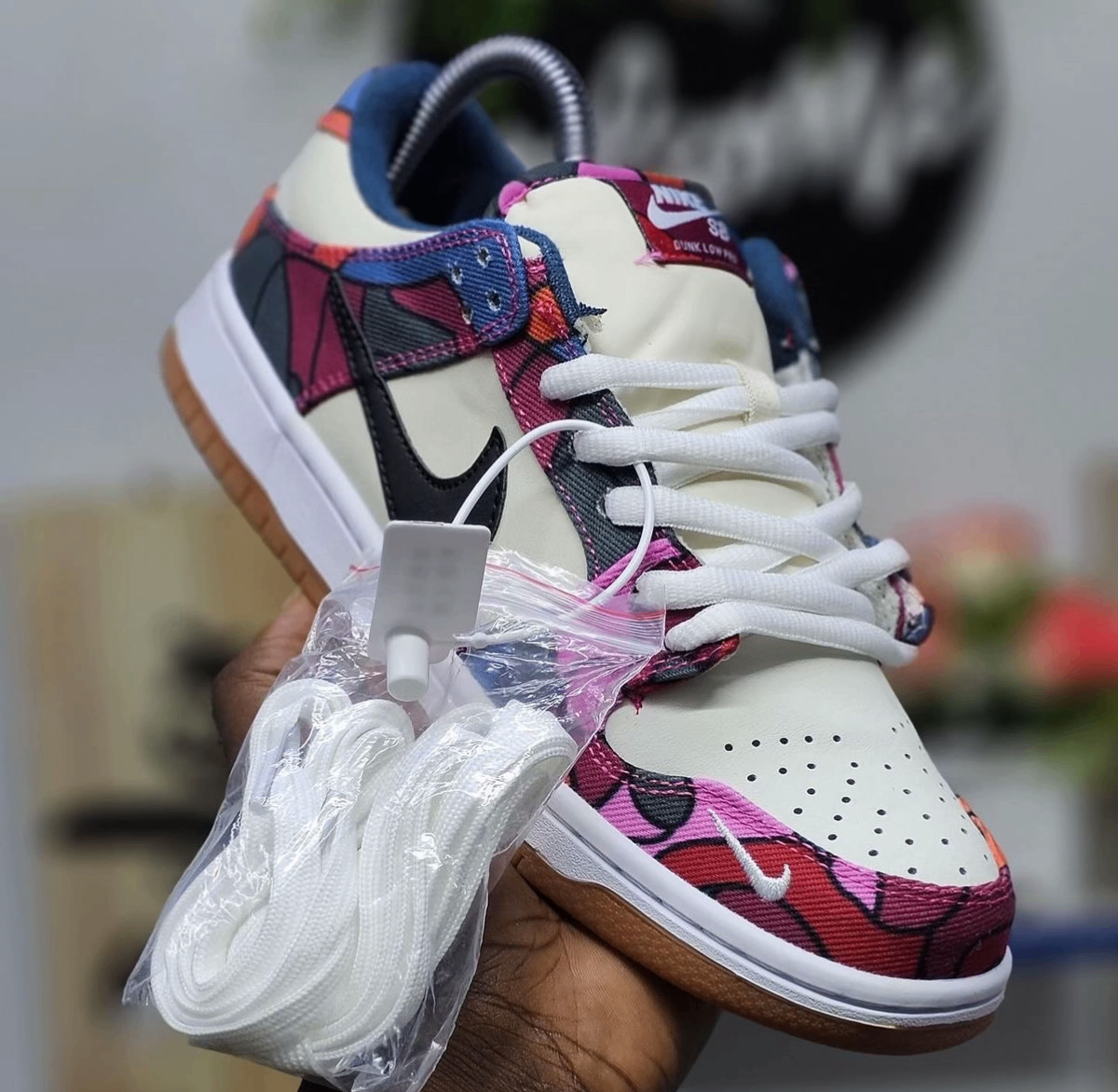 Baskets élégantes et colorées