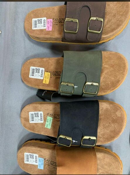 Sandales pour hommes en cuir