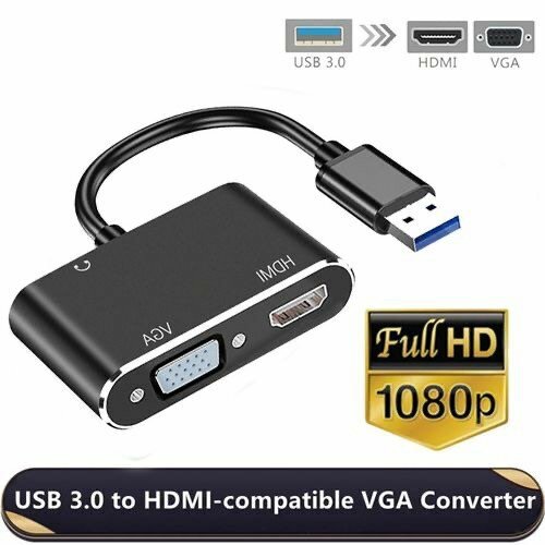 USB vers HDMI & VGA
