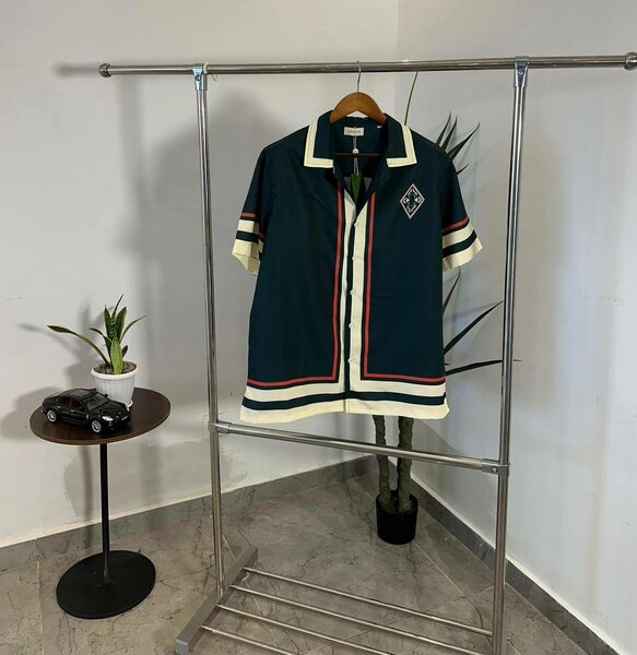 Chemise rétro manches courtes