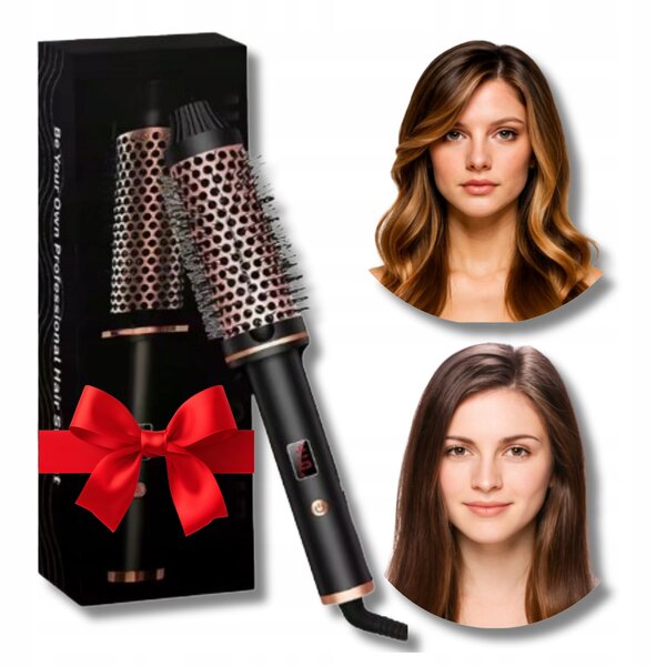 Peigne chauffant coiffant