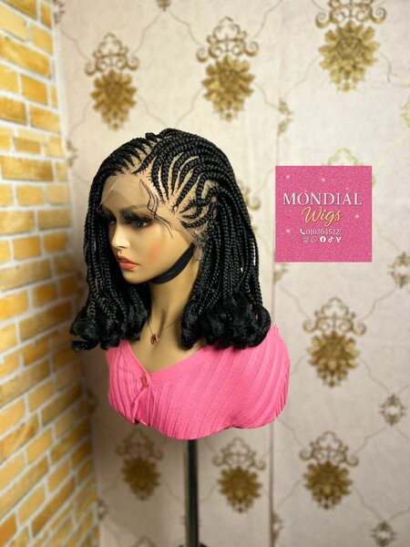 Perruque tressée élégante