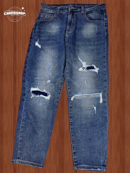 Jeans décontractés déchirés